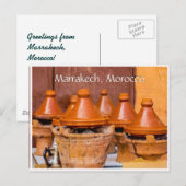 Grüße aus Marrakesch Postkarte (Vorne/Hinten)