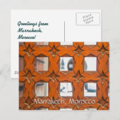 Grüße aus Marrakesch Postkarte (Vorne/Hinten)