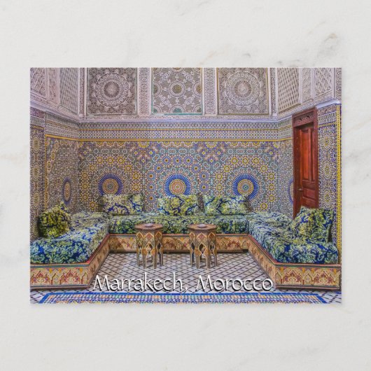 Grüße aus Marrakesch Postkarte (Vorderseite)