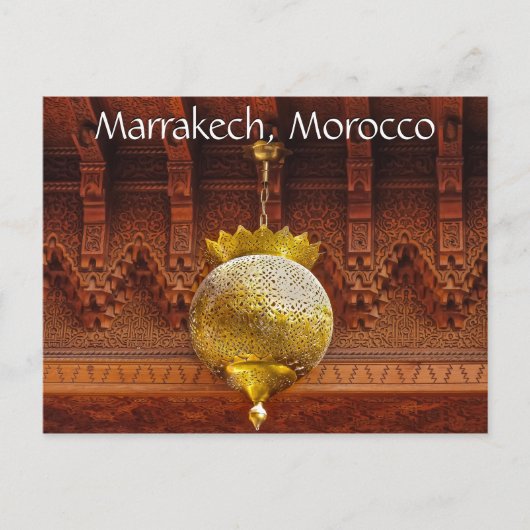 Grüße aus Marrakesch Postkarte (Vorderseite)