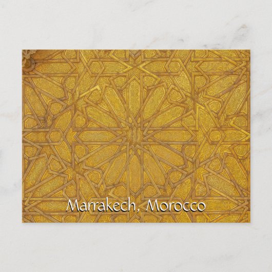 Grüße aus Marrakesch Postkarte (Vorderseite)