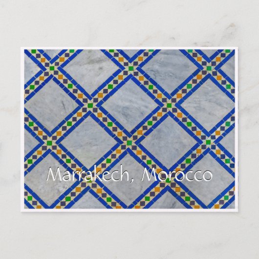Grüße aus Marrakesch Postkarte (Vorderseite)