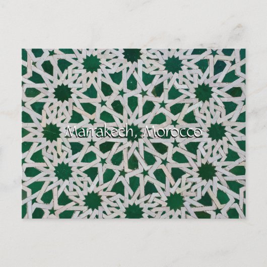 Grüße aus Marrakesch Postkarte (Vorderseite)