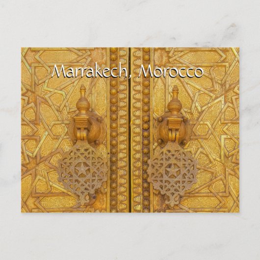 Grüße aus Marrakesch Postkarte (Vorderseite)