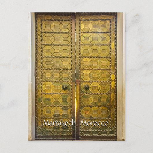 Grüße aus Marrakesch Postkarte (Vorderseite)