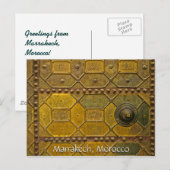 Grüße aus Marrakesch Postkarte (Vorne/Hinten)