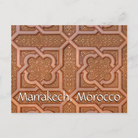 Grüße aus Marrakesch Postkarte (Vorderseite)