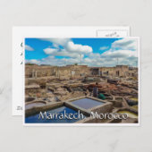 Grüße aus Marrakesch Postkarte (Vorne/Hinten)