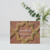 Grüße aus Marrakesch Postkarte (Stehend Vorderseite)