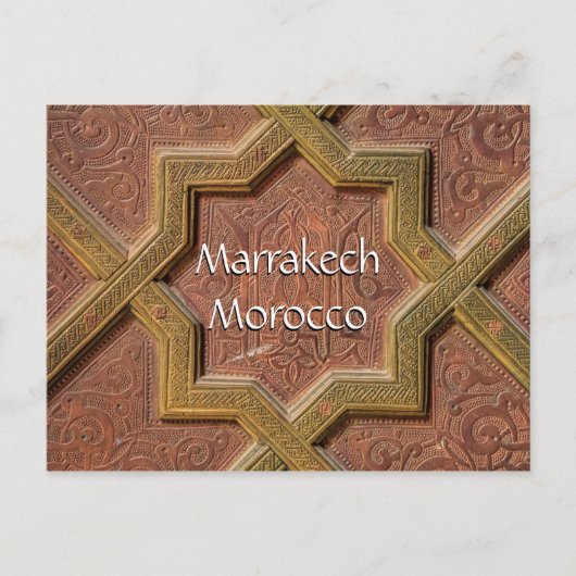 Grüße aus Marrakesch Postkarte (Vorderseite)