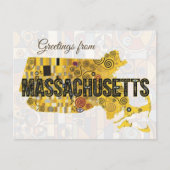 Grüße aus Massachusetts Postkarte (Vorderseite)