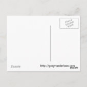 Grüße aus MathMagic Land Postkarte (Rückseite)