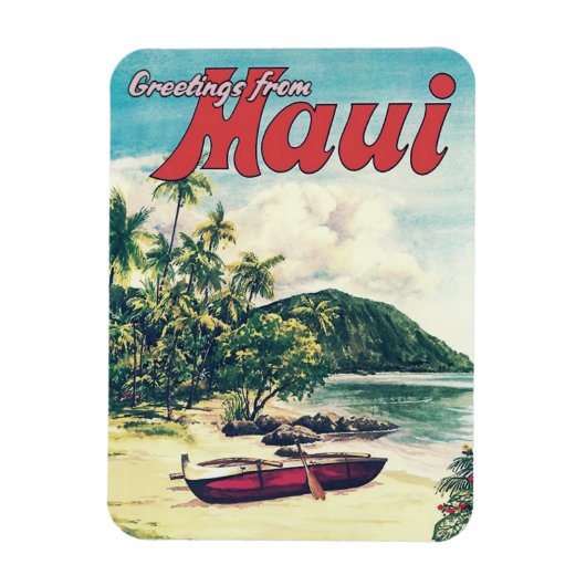 Grüße aus Maui, Hawaii Magnet (Vertikal)