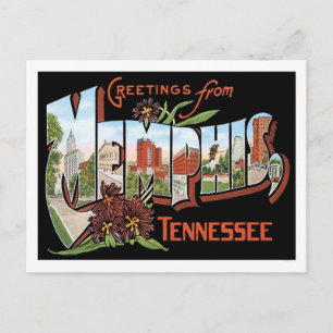 Grüße aus Memphis Tennessee US Stadt Postkarte