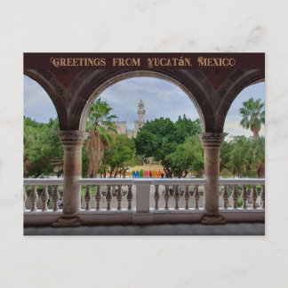 Grüße aus Mérida, Yucatán, Mexiko Postkarte