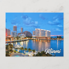Grüße aus Miami, Florida, USA Postkarte