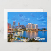 Grüße aus Miami, Florida, USA Postkarte (Vorne/Hinten)