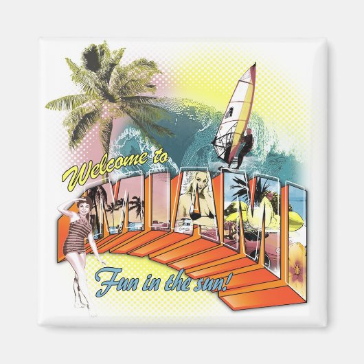 Grüße aus Miami Magnet (Vorne)