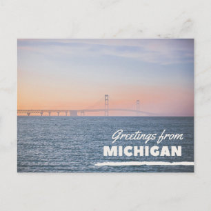 Grüße aus Michigan Postkarte