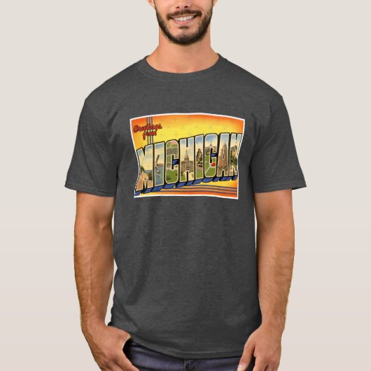 Grüße aus Michigan T-Shirt (Vorderseite)