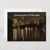 Grüße aus Milwaukee Postkarte (Vorne/Hinten)