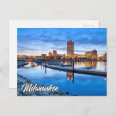 Grüße aus Milwaukee, Wisconsin, USA Postkarte (Vorne/Hinten)