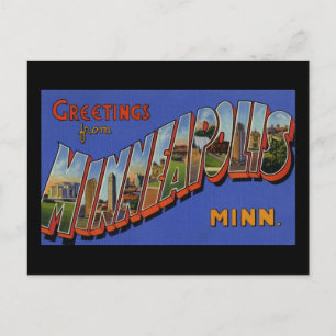 Grüße aus Minneapolis Minnesota Postkarte