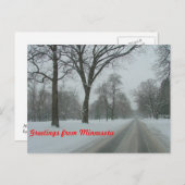 Grüße aus Minnesota Postkarte (Vorne/Hinten)