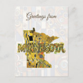 Grüße aus Minnesota Postkarte (Vorderseite)