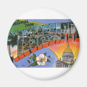 Grüße aus Mississippi Magnet