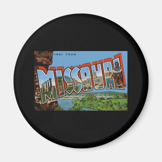 Grüße aus Missouri Magnet (Vorne)