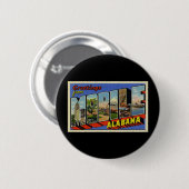 Grüße aus Mobile Alabama Button (Vorne & Hinten)