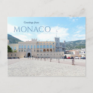 Grüße aus Monaco Postkarte Fürstenpalast