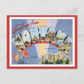 Grüße aus Montana Postkarte (Vorderseite)