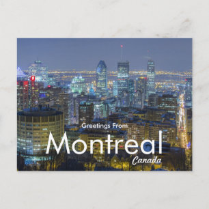 Grüße aus Montreal Kanada Reise-Postkarte  Postkarte