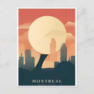 Grüße aus Montreal, Kanada Vintage Reise Postkarte