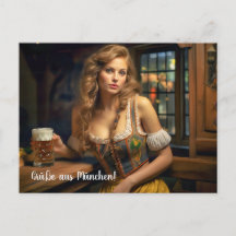 Grüße aus München! Bierzeltstimmung