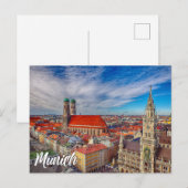 Grüße aus München, Deutschland Postkarte (Vorne/Hinten)