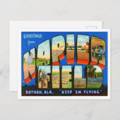 Grüße aus Napierfield, Dothan, Alabama Travel Postkarte (Vorne/Hinten)