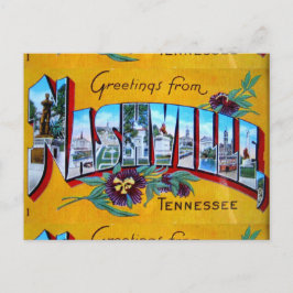 Grüße aus Nashville Postkarte