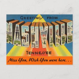Grüße aus Nashville Postkarte