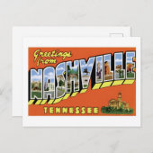 Grüße aus Nashville! Postkarte (Vorne/Hinten)