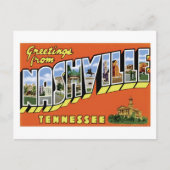 Grüße aus Nashville! Postkarte (Vorderseite)