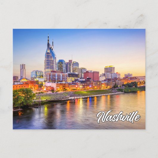 Grüße aus Nashville, Tennessee, USA Postkarte (Vorderseite)