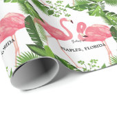 Grüße aus Neapel, Florida Geschenkpapier (Rolleneckpunkt)