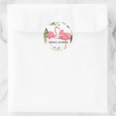 Grüße aus Neapel, Florida Runder Aufkleber (Tasche)