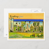 Grüße aus Nebraska Postkarte (Vorne/Hinten)
