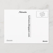 Grüße aus Nebraska Postkarte (Rückseite)