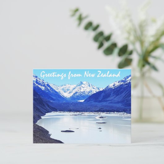 Grüße aus Neuseeland Postkarte (Stehend Vorderseite)