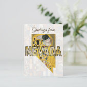 Grüße aus Nevada Postkarte (Stehend Vorderseite)